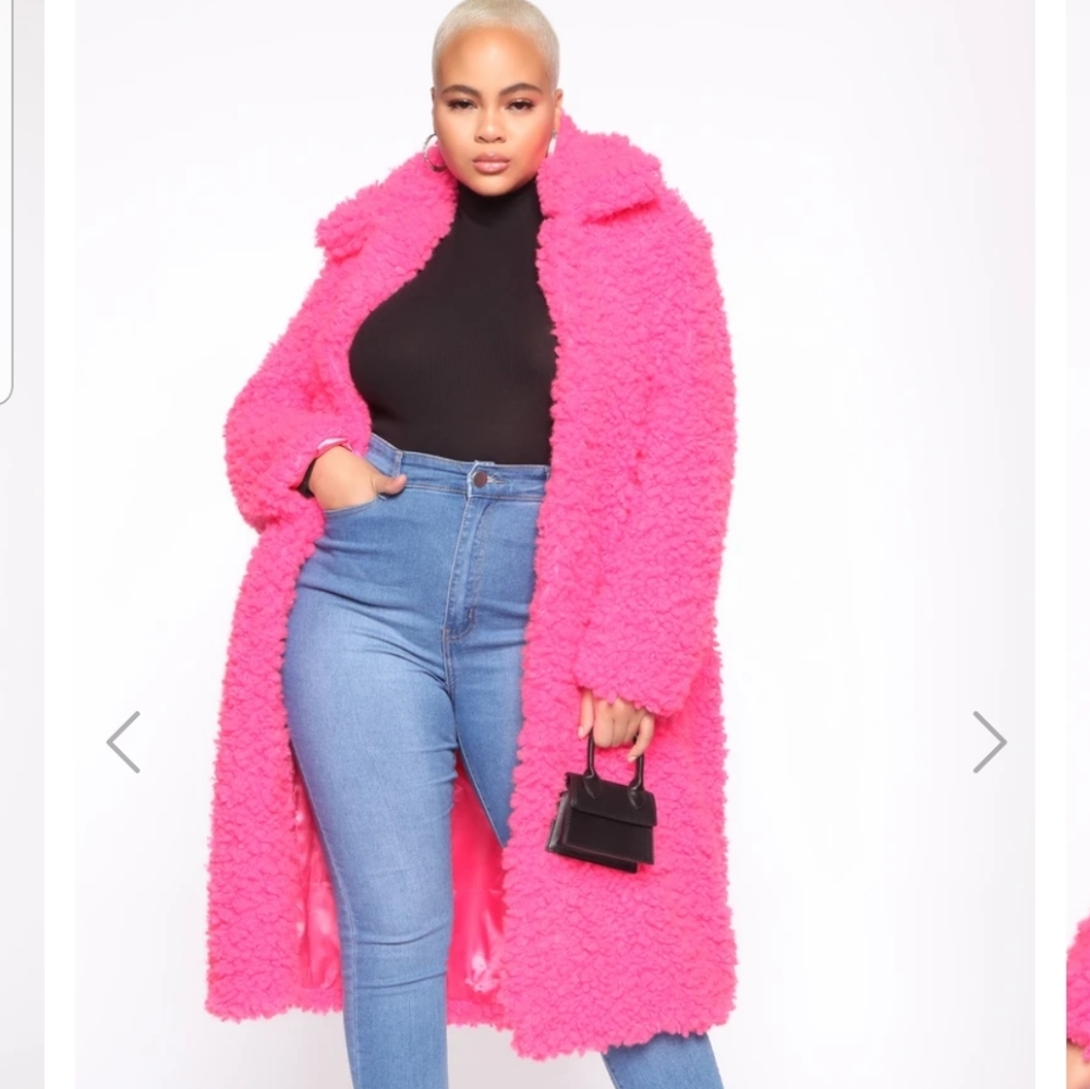 All about me fuzzy coat